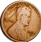 1910-S Lincoln Wheat 1c ~ Scratched but Very Fine Details ~ Semi-Key Date ~ E41