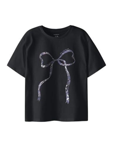 Name IT MäDchen Top Schwarz GrößE 122/128-image