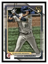 2024 Bowman Prospects #BP-2 Jadher Areinamo Milwaukee Brewers 34632