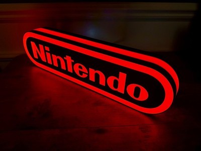 12.25'' Nintendo Inspired Light Up LED Neon Sign Powered Gaming - Mario - Zelda