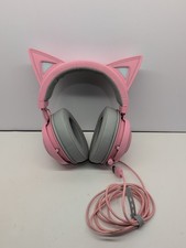 Razer Kraken RGB USB Gaming Headset Kitty Edition Tested Working 5