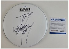 Slipknot Jay Weinberg Signed Evans Drumhead ACOA