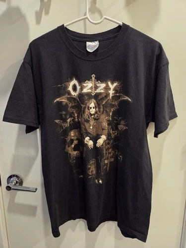 Vintage Ozzy Osbourne Double Sided Graphic Tee, Size L 2000s vintage concert t-shirt, vintage, single stitch, B+ condition