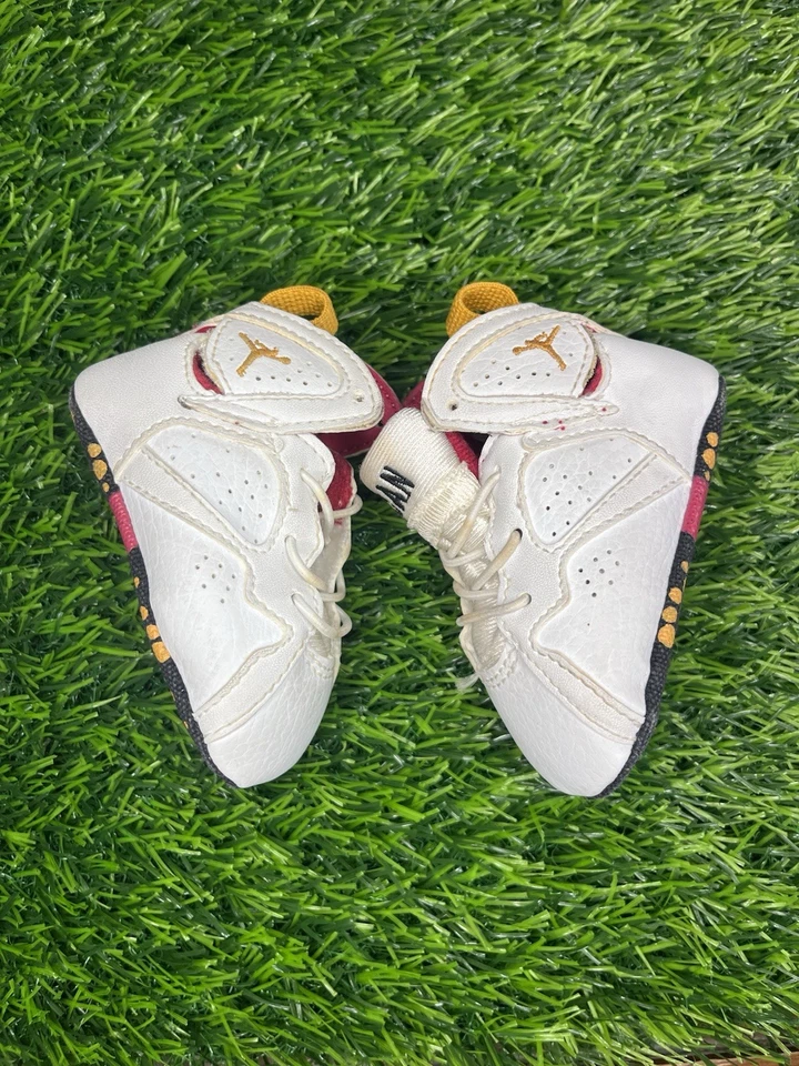 2005 Nike Air Jordan 7 Retro Bebé Infante Parte Infante Parte Infante Zapatos de Cuna Talla 1C Usados Foto 2 de 4