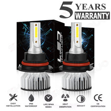 9007 LED Headlight Bulbs Kit 36W 25000LM for Ford F-150 1992-2003 F-250 1992-99