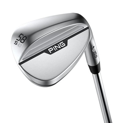 PING S159 CHROME LOB WEDGE 58°-14° (BOUNCE) W GRIND STEEL X100 (TOUR STIFF) STAN