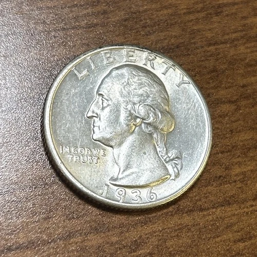 1936 P Washington Silver Quarter BU Uncirculated