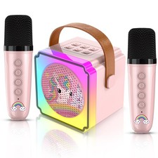 Toys for Girls Karaoke Machine for Kids, Mini Karaoke Machine Kids Toys 3 4 5...