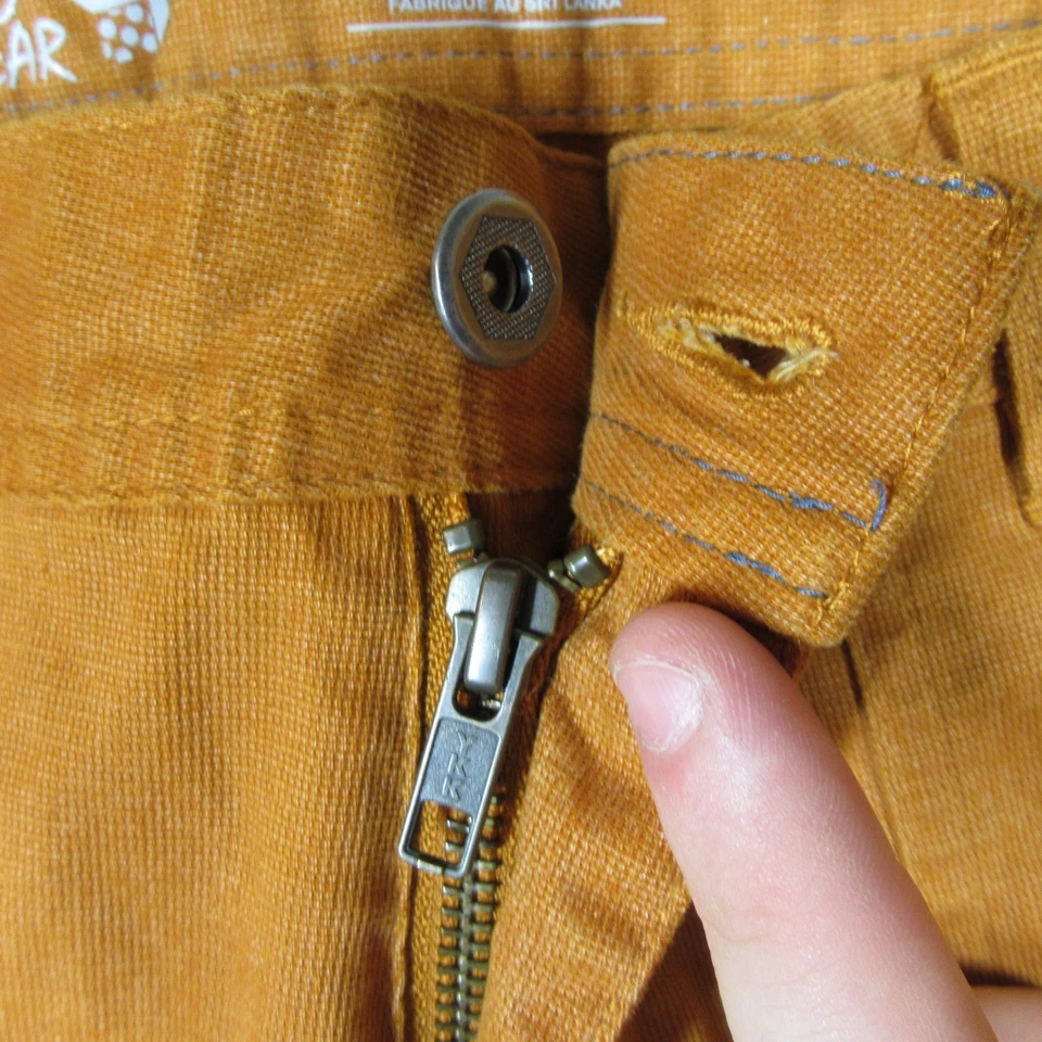 Calça Mountain Hardwear Masculina Tamanho 34 Laranja Elástica Bolso para Caminhada Perna Reta - Imagem 3 de 4