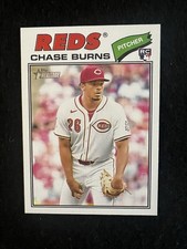 2026 Topps Heritage Chase Burns RC #212 Cincinnati Reds