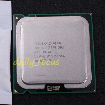   Core 2 Quad Model Q6700 SLACQ 2.66 GHz HH80562PH0678MK CPU LGA 775 1066MHz @zx