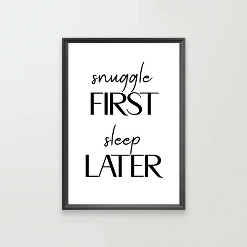 Schlafzimmer Wandkunst Lustige Textdrucke Bild Poster lustige Zitate Wohnkultur - Bild 37 von 45