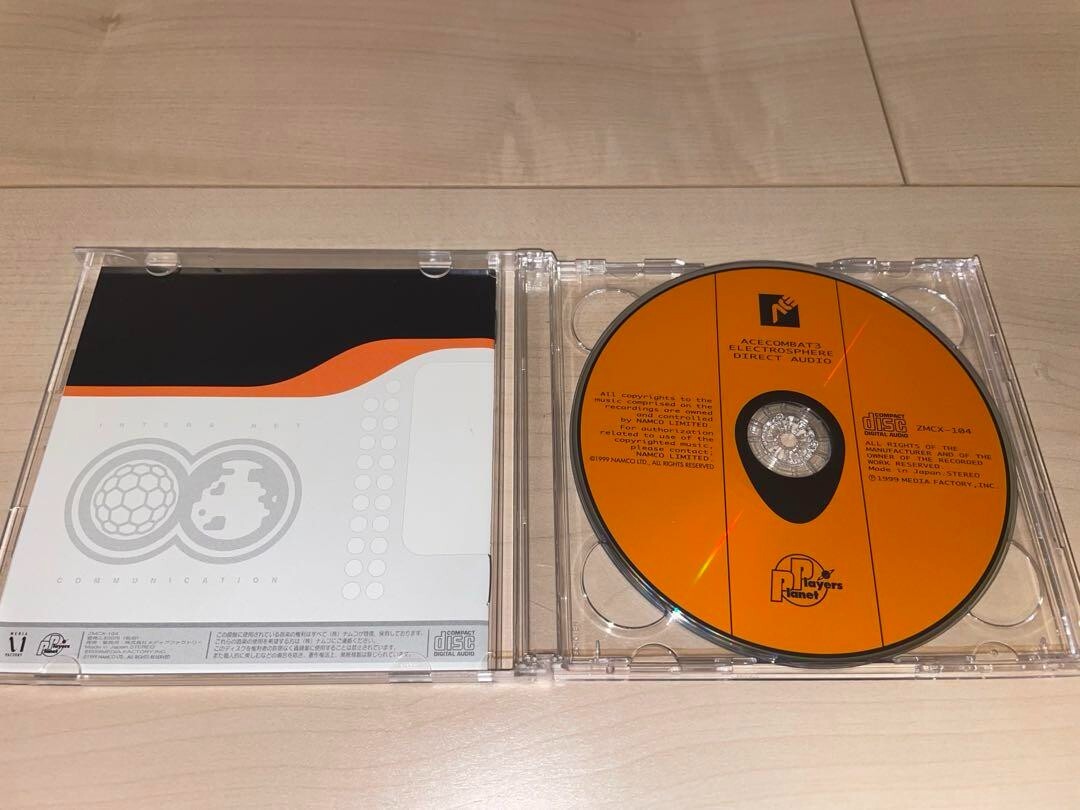 ACE COMBAT 3 electroshere DIRECT AUDIO with AppenDisc