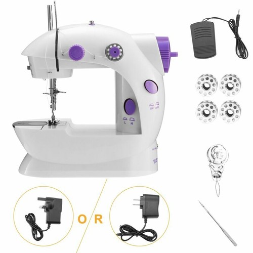 Electric Machine Sewing Portable Crafting Mending Household Machine 2-Speed Mini - Picture 5 of 11
