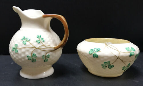 Hermosa jarra Beleek Vintage 3a Marca Negra 1926 a 1946 aprox.10 cm - Imagen 3 de 8