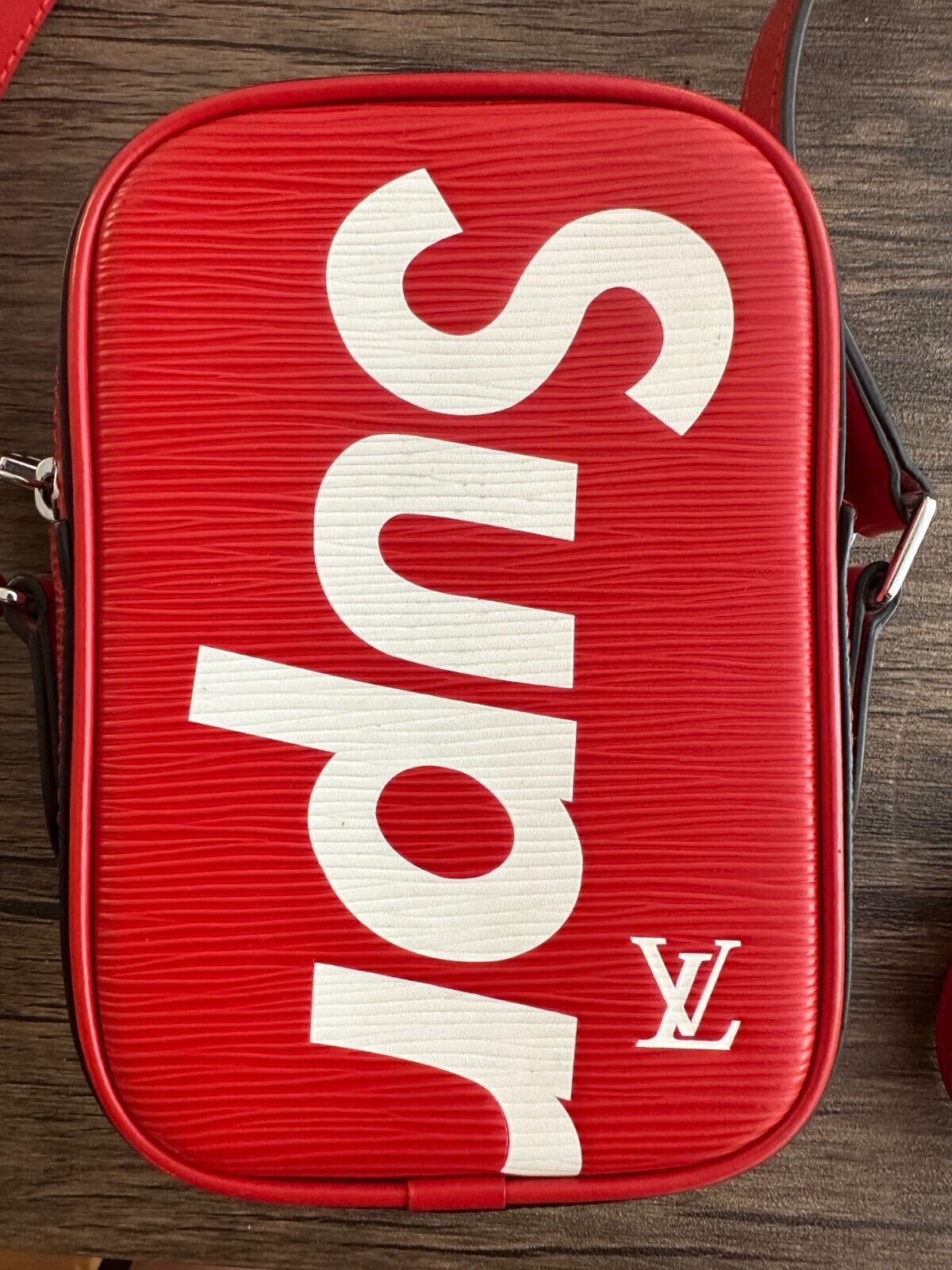 Louis Vuitton x Supreme Danube Epi PPM Red