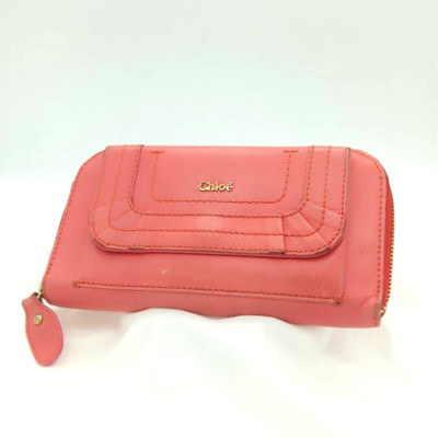 Chloe long Wallet  Leather Purse zip-around   Palati