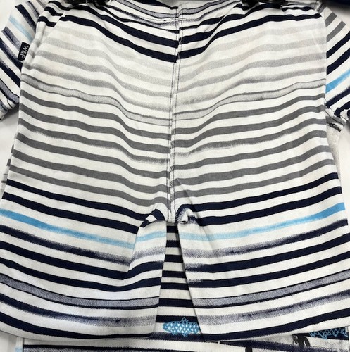 Woodrow & Friends BOYS 4-Piece Sleepwear Pajama Set ( BLUE/GRAY/WHITE 6 )NWT - Picture 2 of 4