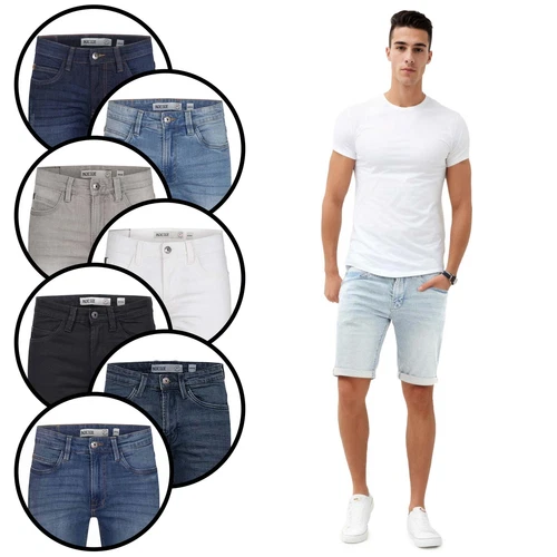 Indicode Herren Sommer Jeans Shorts Neu B797