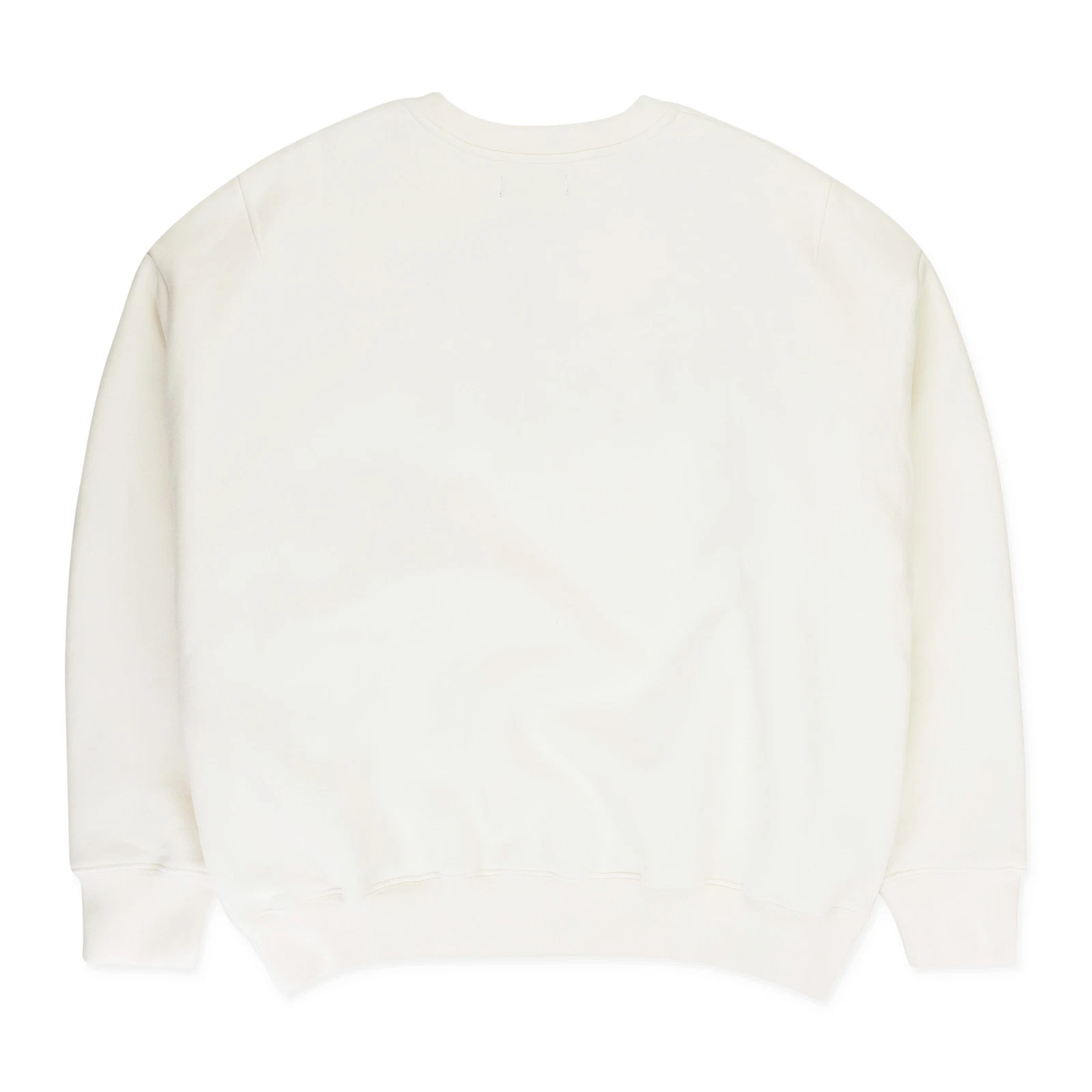 OFF WHITE FELPE E FELPE NUOVE CON ETICHETTE VIOLA MARCA HWT FLEECE GIROCOLLO BIANCO SPORCO taglia S $295