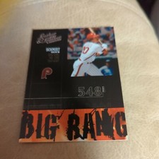 2005 Donruss Leather Lumber BIG BANG LIMITED Card # BB-22 MIKE SCHMIDT /2000