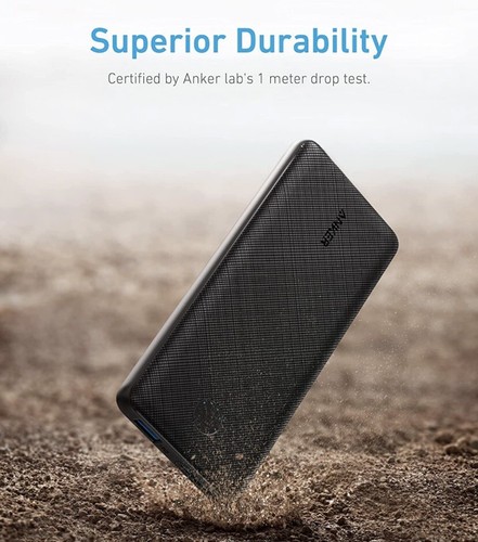 Anker PowerCore Slim 10000 10000mAh Power Bank - Black - Picture 3 of 6