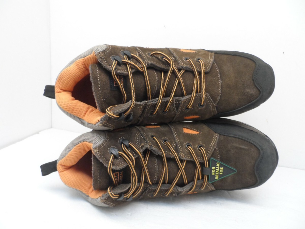 McRae Composite Toe 6” Hiker Work Boots Mens 10 M Brown Suede Lace Up EH McRae Industrial Work Boots Mens Hiker Composite Toe Brown  main image 3