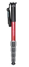 Leofoto MPQ-325C 5-Section CF Monopod Waterproof Leg Locks - Red
