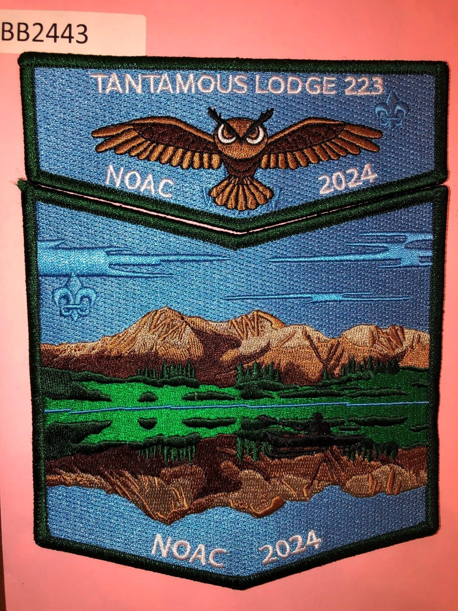 Boy Scout OA Flap Set Tantamous Lodge 223 2024 NOAC | eBay