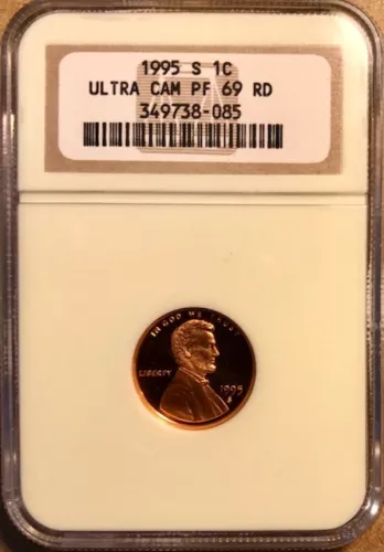 USA - Lincoln Memorial Cent - 1995-S - NGC Ultra Cameo Proof-69 Red - Beautiful!