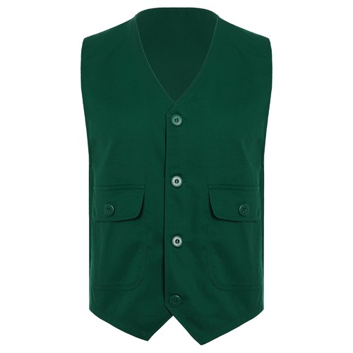 Unisex Kids Uniform Team Waistcoat Service Vest Girls Boys Volunteer Button S-M - Picture 20 of 57