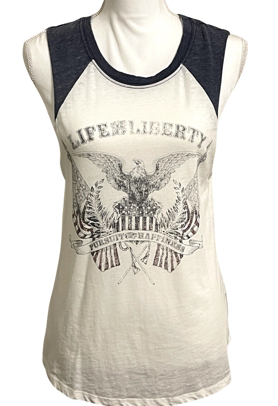 ALTRA Maglietta senza maniche OTHER FOLLOW Life Liberty La ricerca della felicità da donna taglia XS