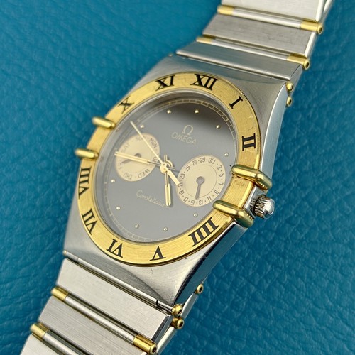 Omega Constellation Manhattan Day Date 3961069 Black Dial Steel / 18k Gold 34mm - Picture 6 of 15