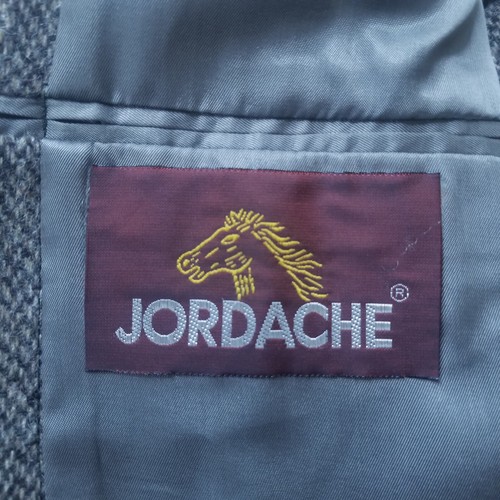Vintage 80er Jordache Herren Blazer 40r (38) Braun Tweed Sport Mantel Jacke - Bild 14 von 22