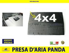 Presa d'aria Cofano  per  Panda Young Anteriore Kit Griglia Nero con scritta 4x4