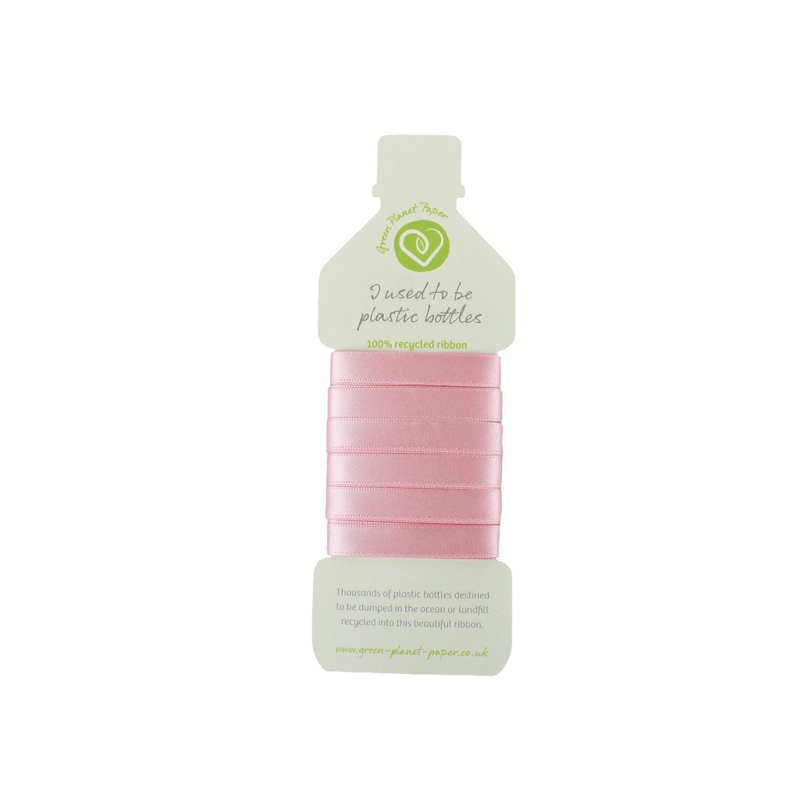 Green Planet Paper - Eco Friendly Ribbon - Baby Pink