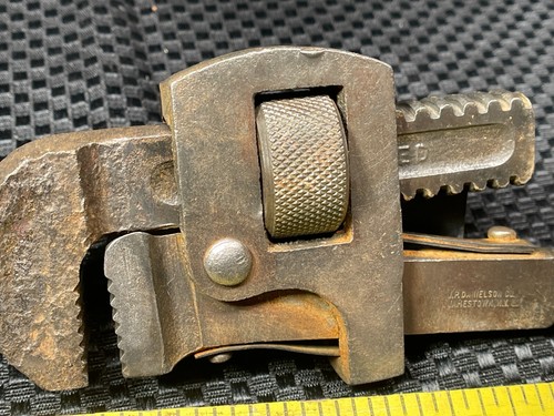 Vintage J. P. DANIELSON Co. 10" Adjustable Pipe Wrench Jamestown NY USA IN1090WJ - Picture 5 of 8