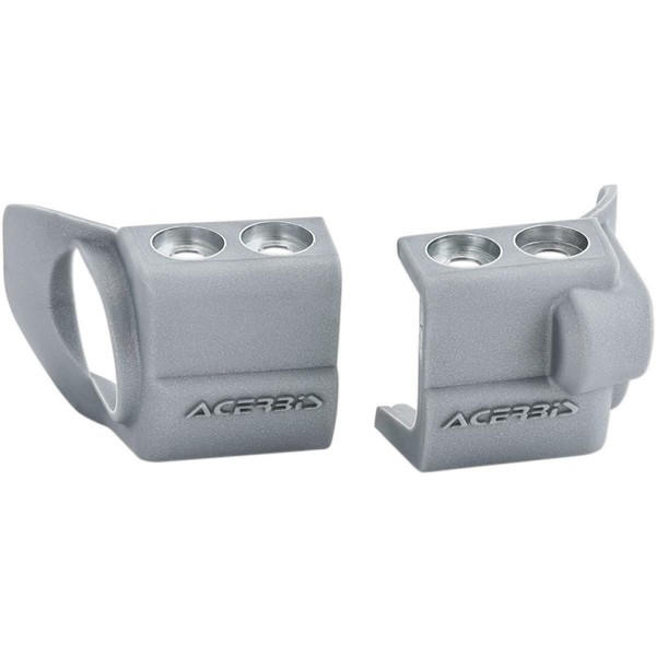 Acerbis 2709710012 Shoe Protectors For Inverted Forks, Silver for