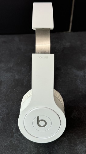 Beats By Dr Dre Solo HD On-Ear Wired Headphones - White - Foto 7 di 11