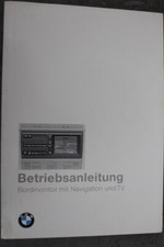 BMW Owners Manual Board Monitor with Navigation & TV "1996" Owners Manual