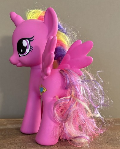 2013 My Little Pony 8" Pink Princess Cadance Rainbow Hair Unicorn Wings - Picture 3 of 12