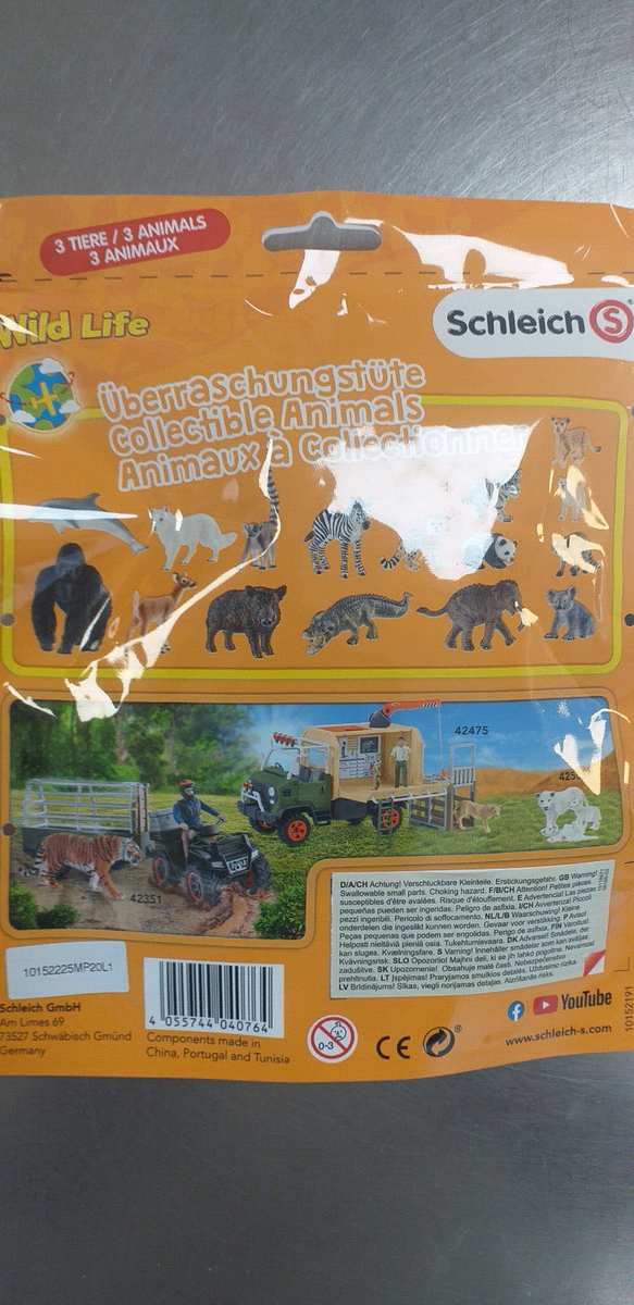 Schleich 42596 – Coffret WILD LIFE « Le Plaisir Autour D’une Noix » – 6 Pièces – Dès 3 Ans