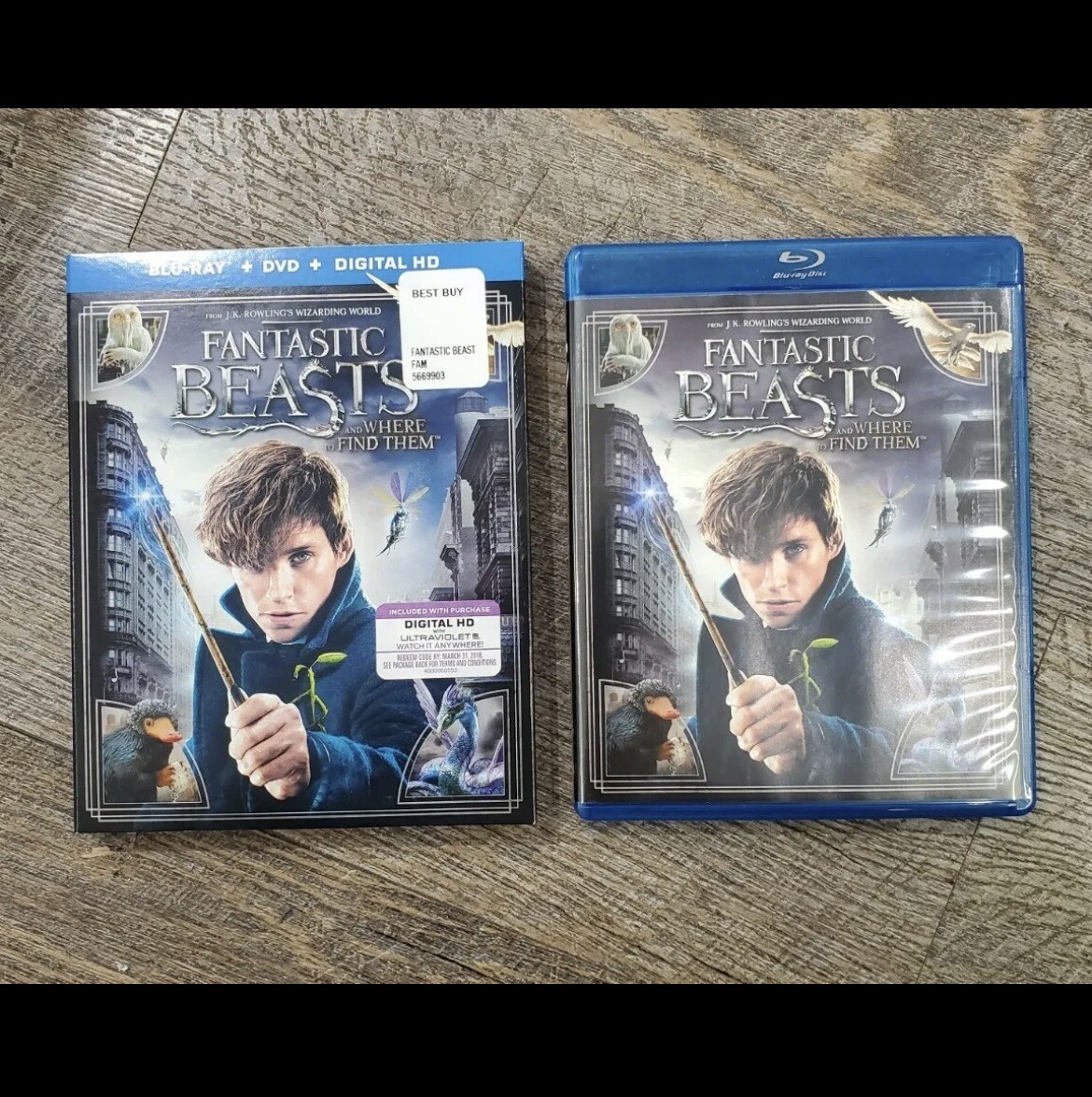 未開封INTERSTELLATIC FANTASTIC THE Blu-ray Fantastic Beasts and Where to Find Them (Blu-ray + DVD +