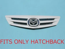 04 05 06 MAZDA 3 MAZDA3 HATCHBACK UPPER TOP FRONT BUMPER GRILLE EMBLEM USED #6