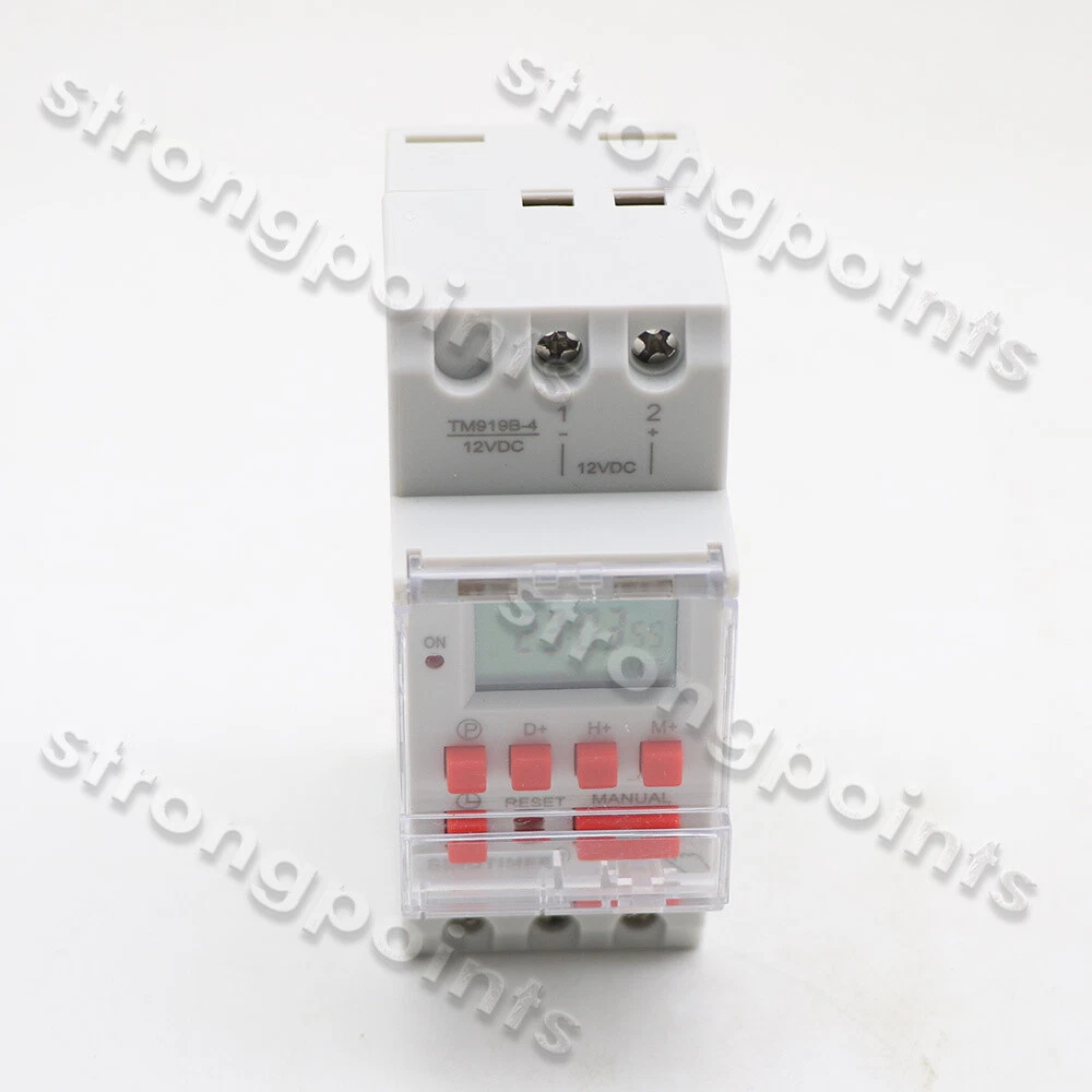THC-30A-AC/DC 12V 1XProgrammable Digital LCD Timer Weekly Time Electronic Switch