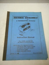 Thermal Dynamics Instruction Manual 0-2632 For 120 & 220VAC Air Plasma Cutters