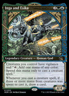 MTG INGA AND ESIKA 310 FOIL EXC - INGA ED ESIKA - MOM X EN - MAGIC