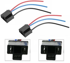 Wire Pigtail Female P S HS1 Two Harness Head Light Bulb Socket Connector Lamp