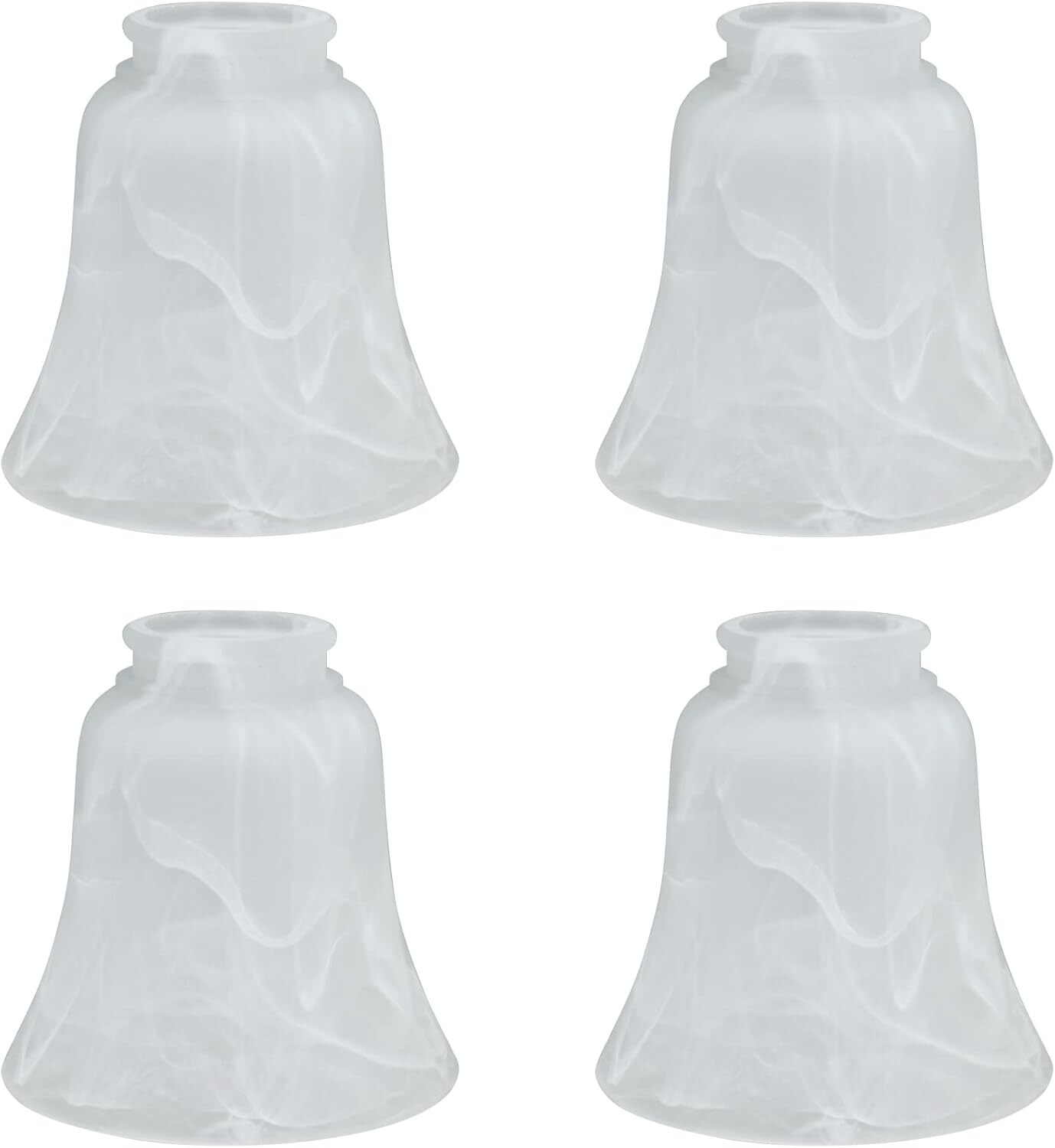 Aspen Creative 23030-4 Transitional Alabaster Bell Shape Ceiling