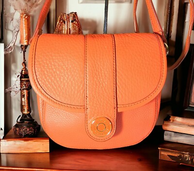 バラシィ Isaac Mizrahi Purse Pebbled Leather Crossbody Shoulderbag in a